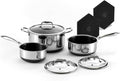 HexClad Hybrid Nonstick 6-Piece Pot Set