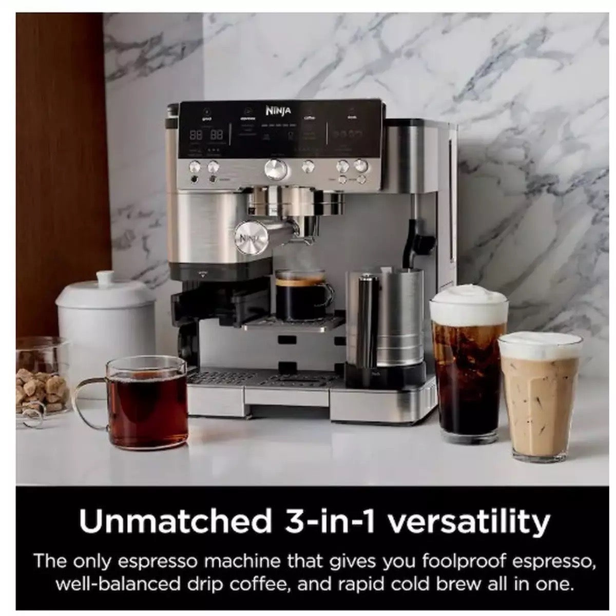 Ninja Luxe Café Premier 3-in-1 Espresso & Cold Brew Maker