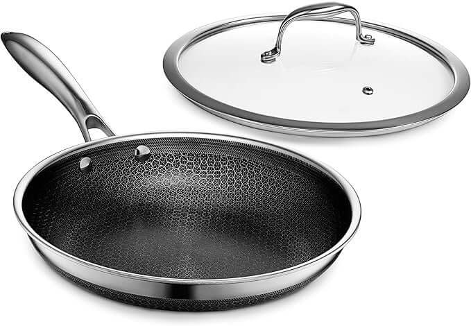 HexClad Hybrid Nonstick 10-Inch Frying Pan 