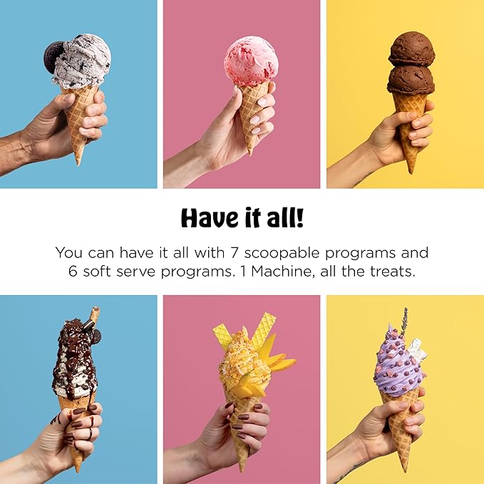 Ninja CREAMi Swirl Soft Serve Ice Cream Maker